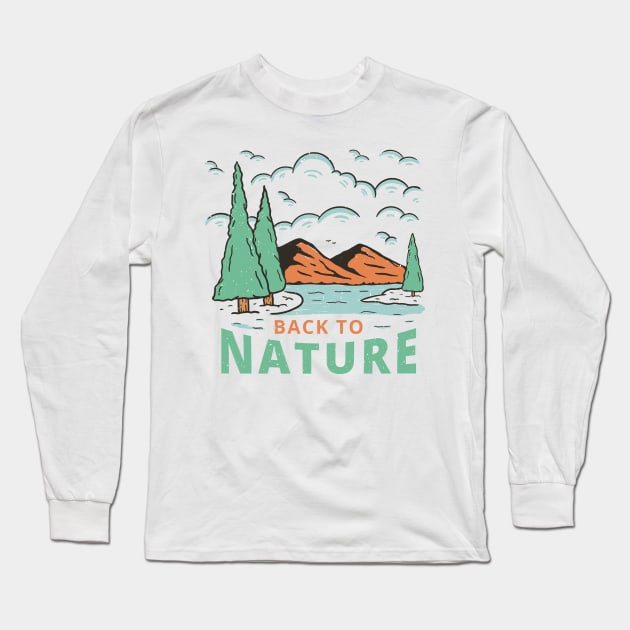 Nature back shirt store